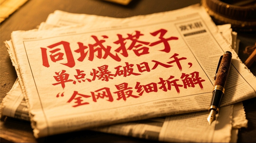 同城搭子群19.9单点爆破日入千，搭子组局月入万，全网最细拆解-灵创汇